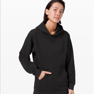 All yours hoodie fleece black NWT